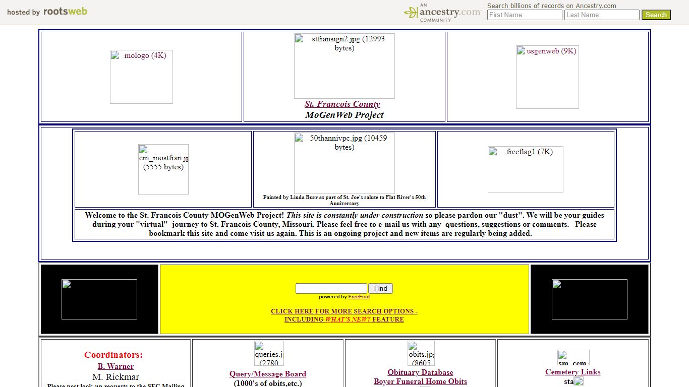 St. Francois County MoGenWeb Home Page